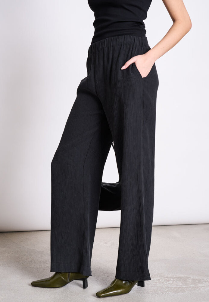HAVA Crinkle Pants black - JAN N JUNE - DAMEN | Hosen | Stoffhosen
