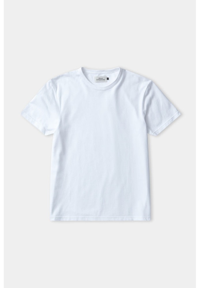LIRON t-shirt eco pique white - About Companions - HERREN | T-Shirts | Unifarben & Streifen