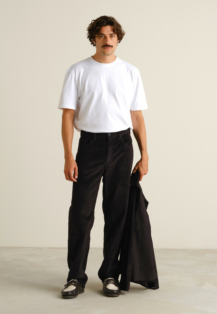 Pants Hamburg Corduroy Black - DEDICATED - NEU