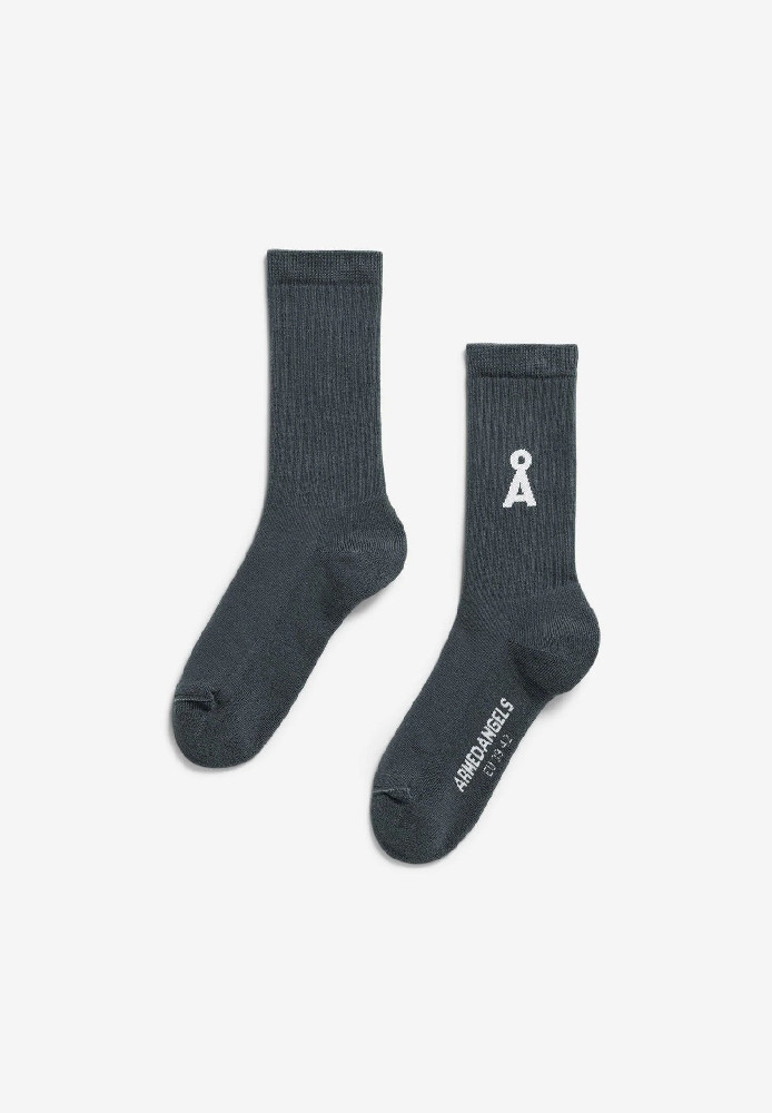 SAAMUS BOLD SOCKS moonshadow - ARMEDANGELS - NEU