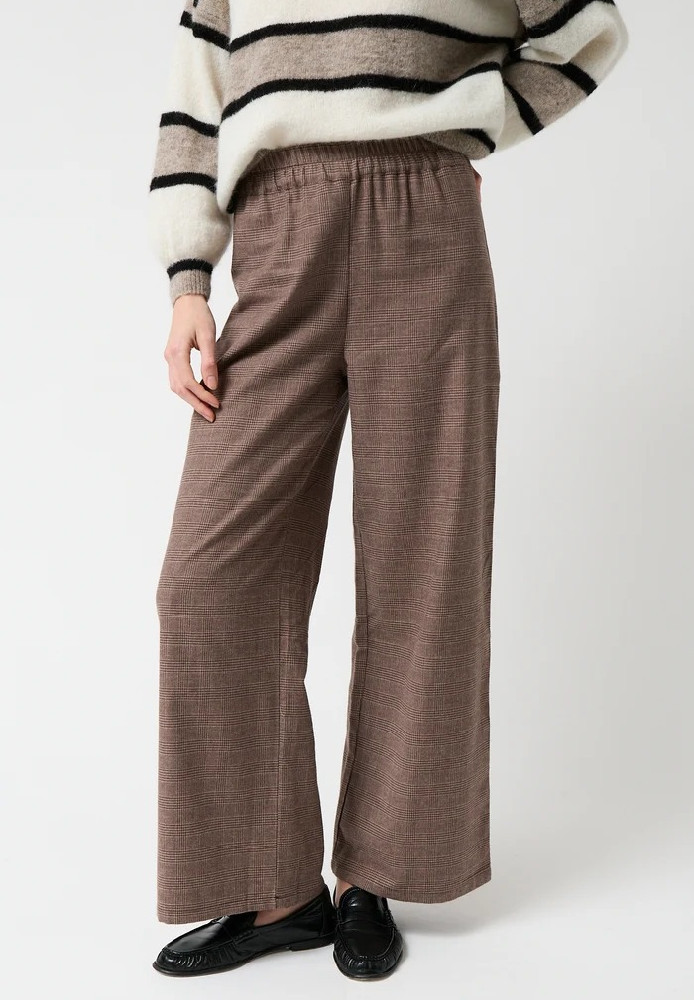 Nut Pants Tartan Brown - amt. - DAMEN | Hosen | Stoffhosen