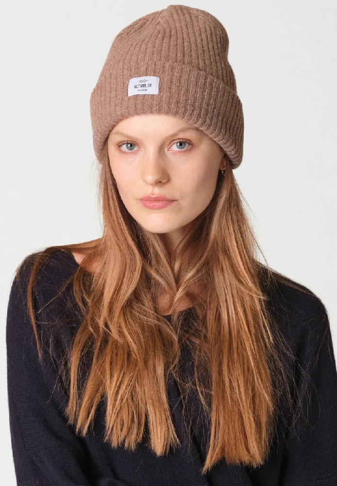 Heavy rib beanie Cashew - Klitmøller Collective - NEU
