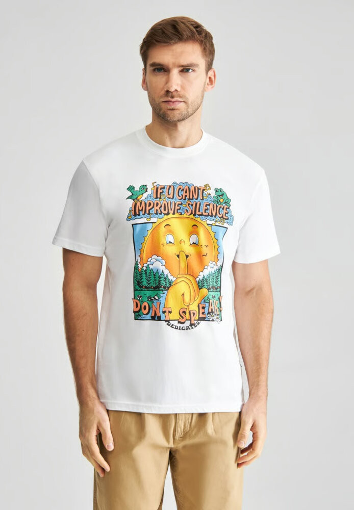 T-shirt Stockholm Don't Speak White - DEDICATED - HERREN | T-Shirts | Print-T-Shirts
