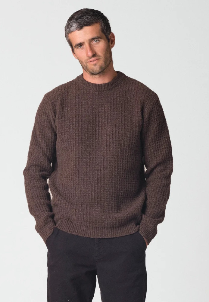 Eddie knit Taupe - Klitmøller Collective - HERREN | Pullover & Cardigans