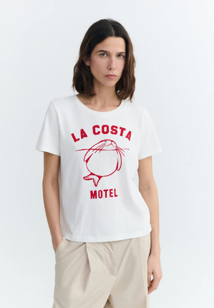 ANIMAL MOTEL IDA TEE - THINKING MU - DAMEN | T-Shirts | Print-T-Shirts