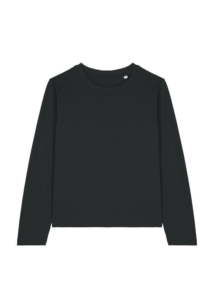 WS Regular Fit Longsleeve 2.0 black - gw Basics - DAMEN | Longsleeves