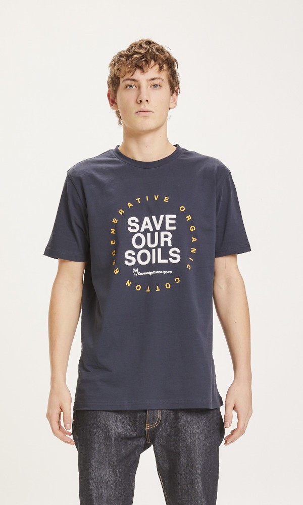 ALDER RO save our soil tee Total Eclipse