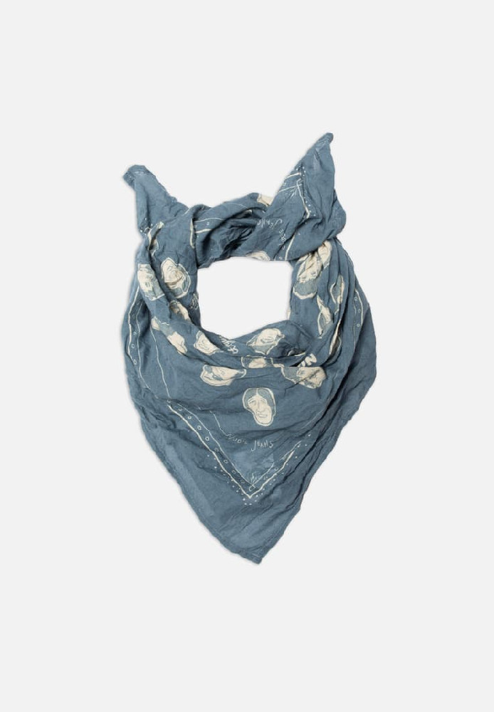 Ingrid Bandana OG Line Up Blue - Nudie Jeans - NEU