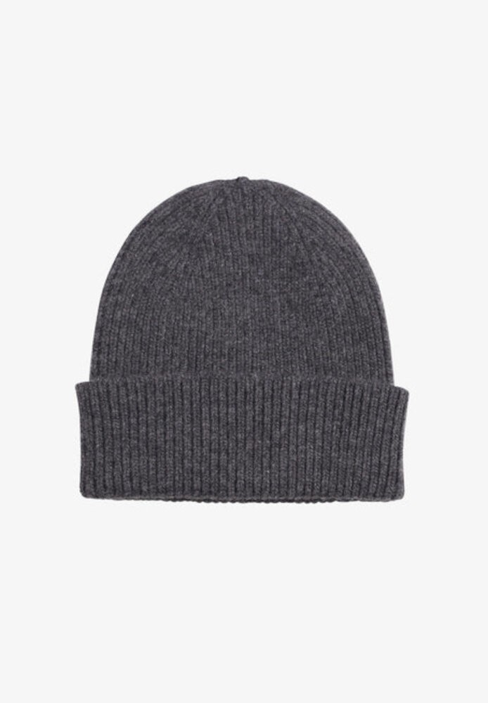 Merino Wool Beanie Lava Grey - COLORFUL STANDARD - HERREN | Accessoires | Mützen