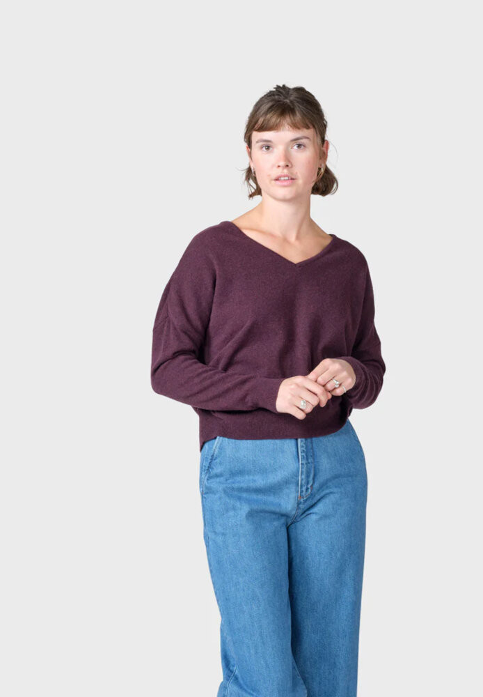 Vanessa knit Burgundy - Klitmøller Collective - DAMEN | Pullover & Cardigans | Pullover