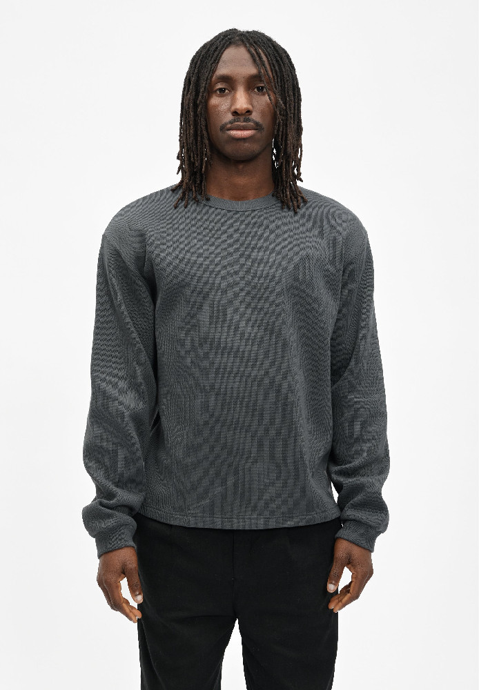 Crewneck Double Asphalt - Cleptomanicx - HERREN | Pullover & Cardigans