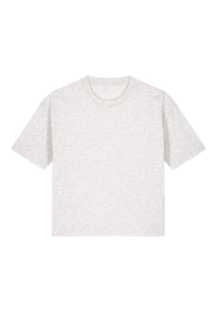 WS Oversized T-Shirt Cool Heather Grey - gw Basics - DAMEN | T-Shirts | Unifarben & Streifen