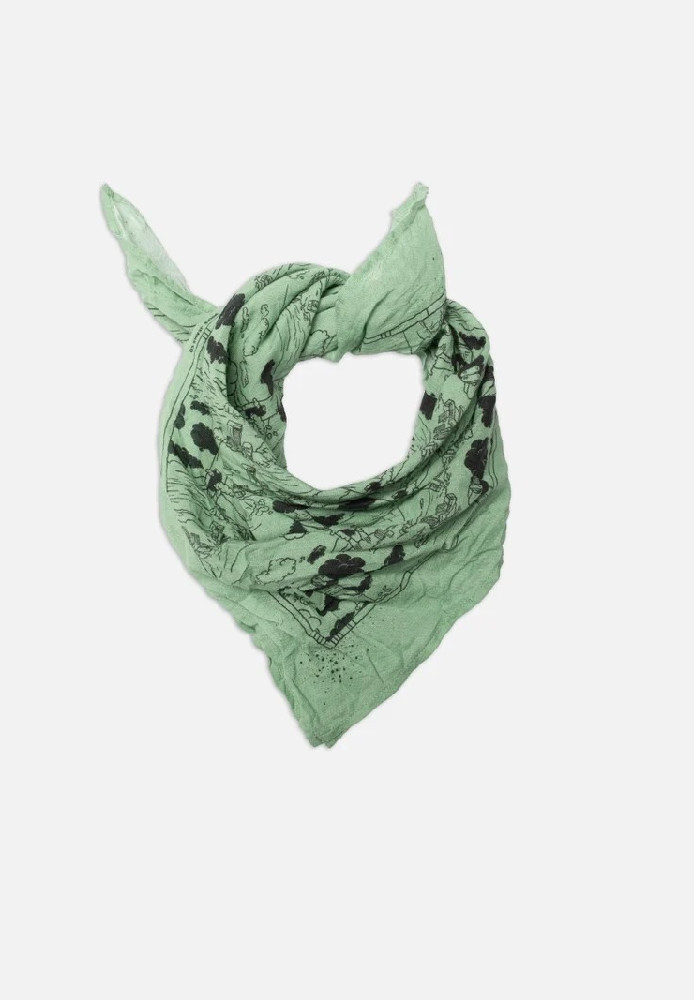 Ingrid Bandana Drift Away Turquoise - Nudie Jeans - NEU