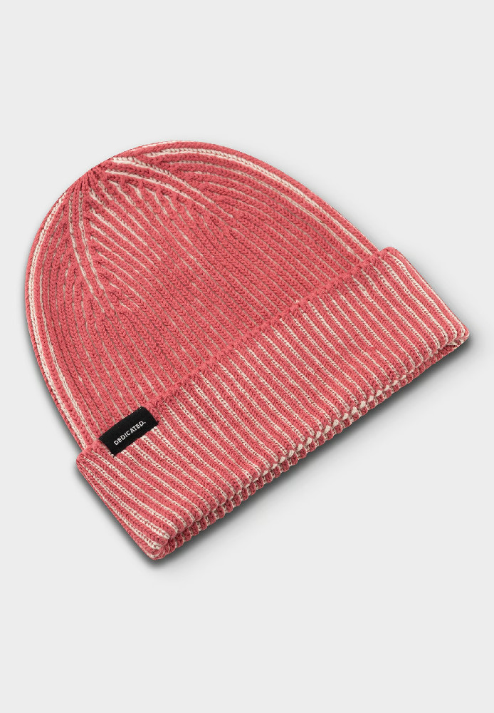 Beanie Hemavan Brioche Vanilla White/Holly Red - DEDICATED - NEU