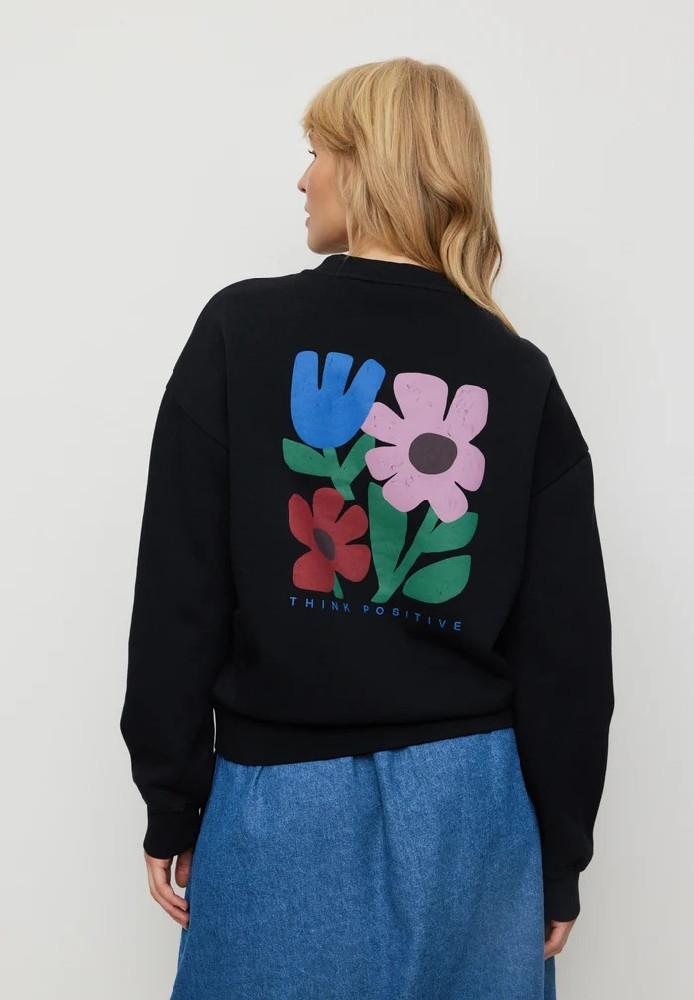 NERINE THINK POSITIVE black - Recolution - DAMEN | Sweats & Hoodies