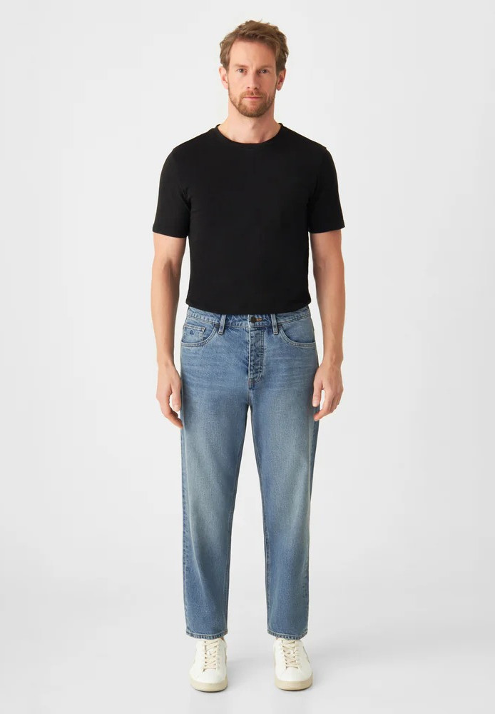 RISE Tapered Leg Vintage Blue - DAWN - HERREN | Jeans | Tapered