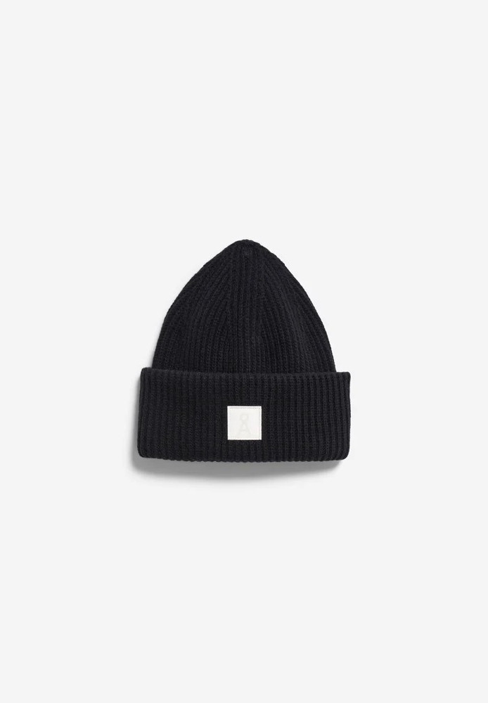 ICONIC Å WOOL HAT black - ARMEDANGELS - DAMEN | NEW IN