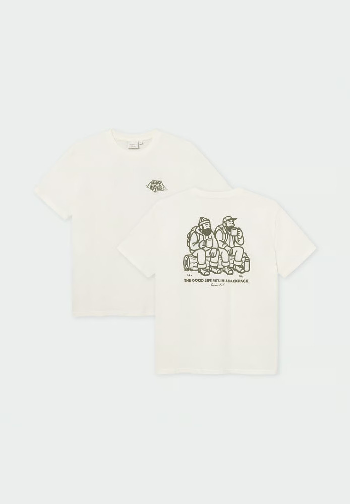 T-shirt Stockholm Camp Crew Off-White - DEDICATED - HERREN | T-Shirts | Print-T-Shirts