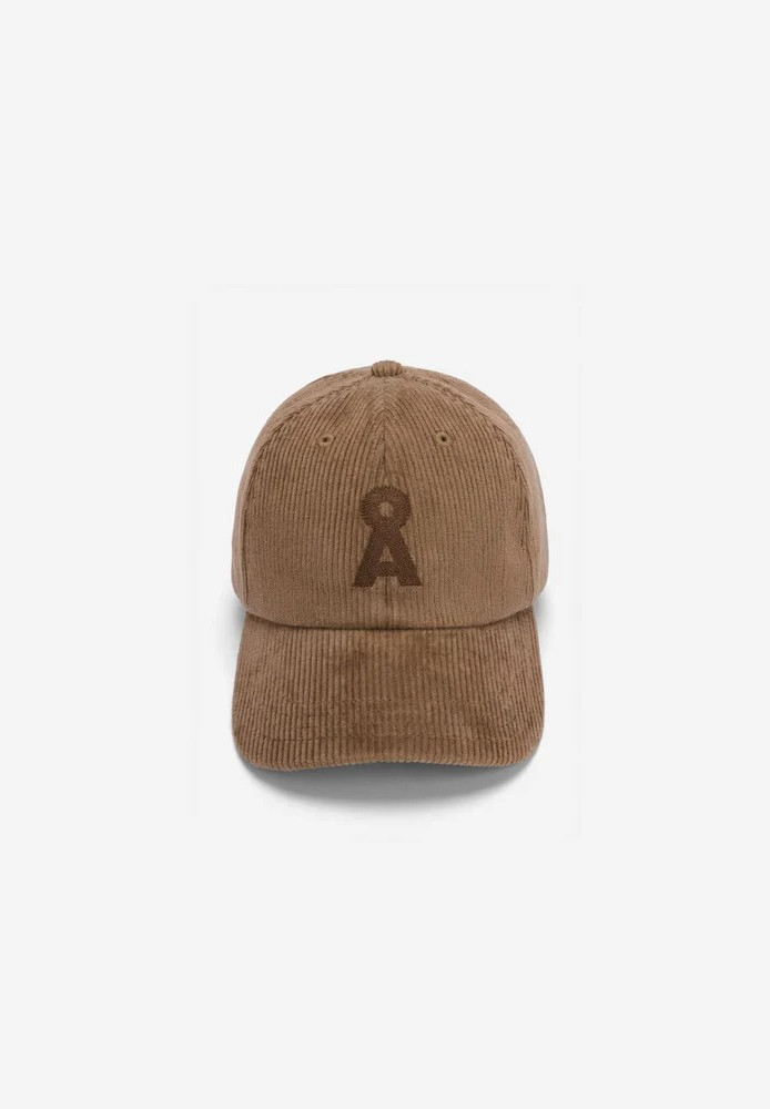 YENAAS HEAVY CORDUROY CAP amberwood - ARMEDANGELS - NEU