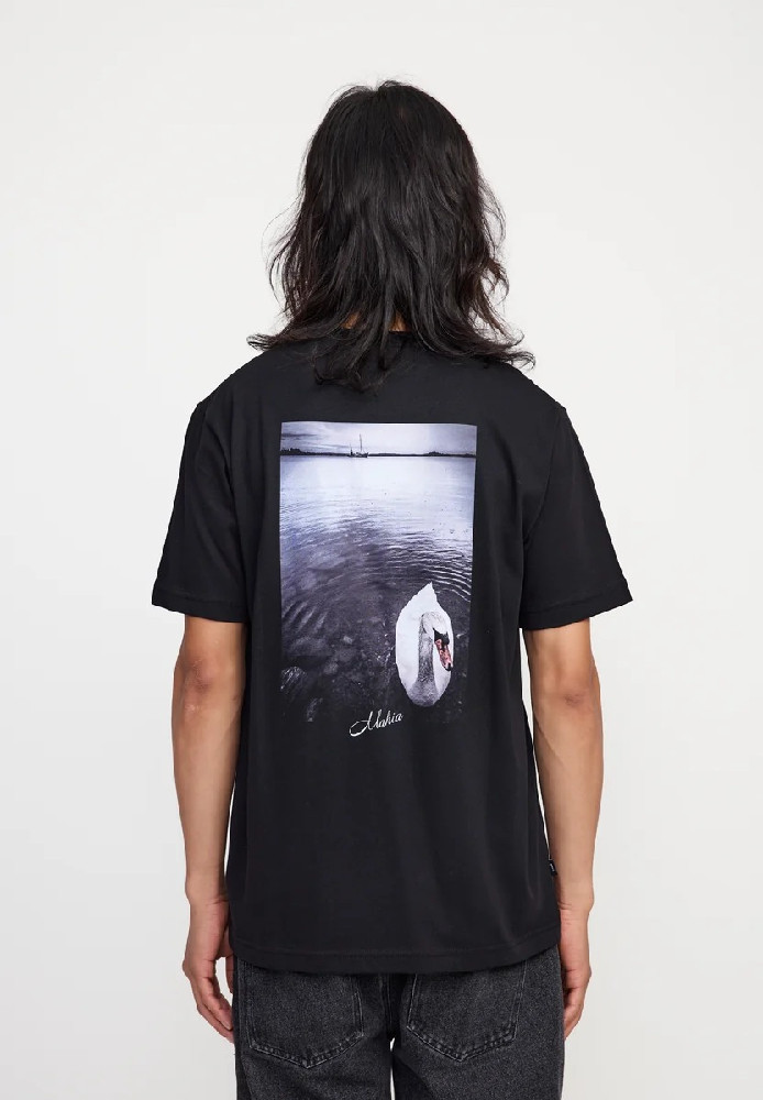 Swanlake T-shirt Black - MAKIA - HERREN | T-Shirts | Print-T-Shirts