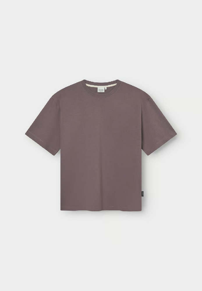 T-shirt Skanstull Sparrow Brown - DEDICATED - HERREN | T-Shirts | Unifarben & Streifen