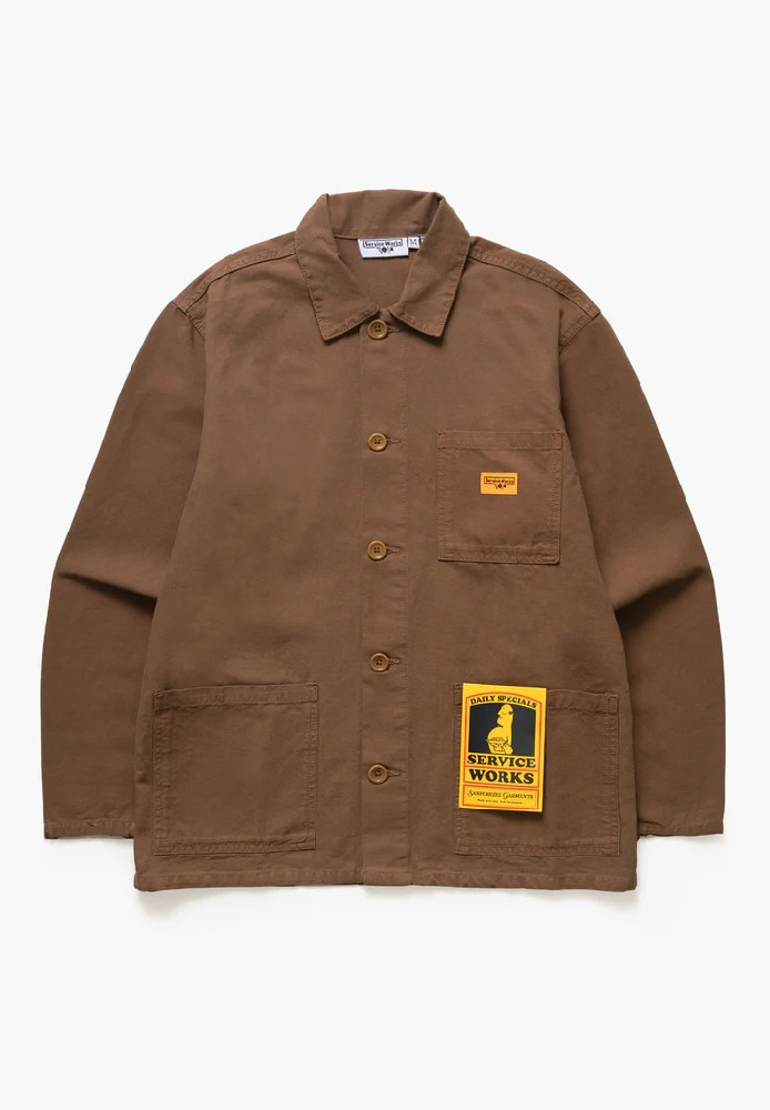 Canvas Chore Shirt Bark - Service Works - NEU