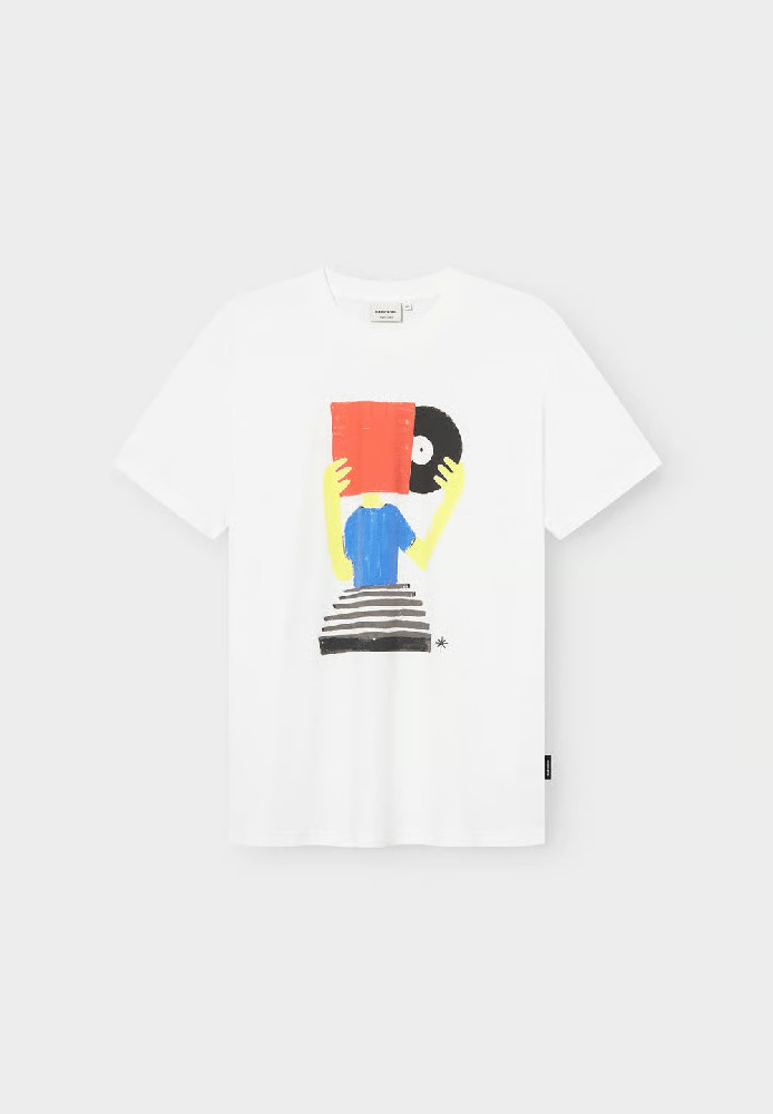 T-shirt Stockholm Diggin White - DEDICATED - HERREN | T-Shirts | Print-T-Shirts