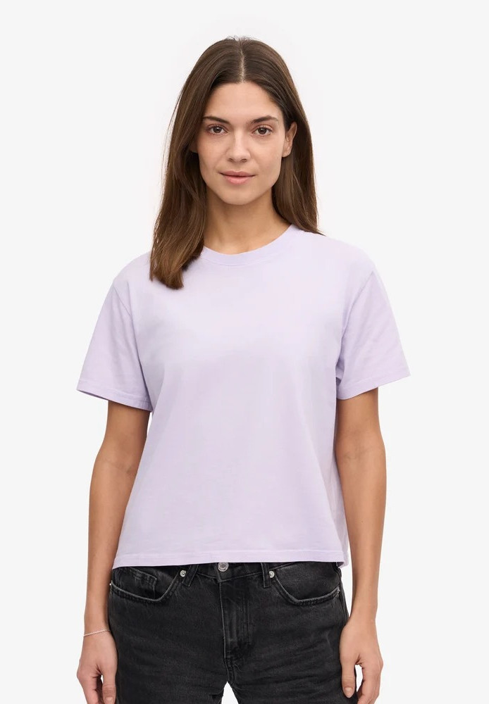 Organic Boxy Crop Tee Soft Lavender - COLORFUL STANDARD - NEU