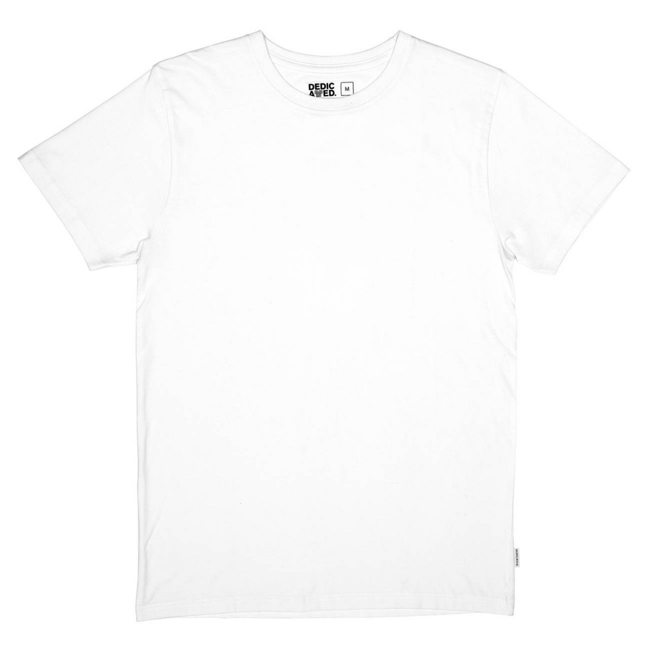 T-shirt Stockholm Base White - DEDICATED - HERREN | T-Shirts | Unifarben & Streifen