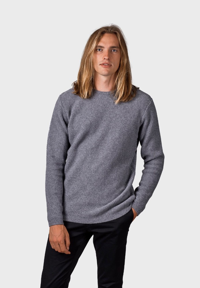 Frede knit Light grey - Klitmøller Collective - HERREN | Pullover & Cardigans