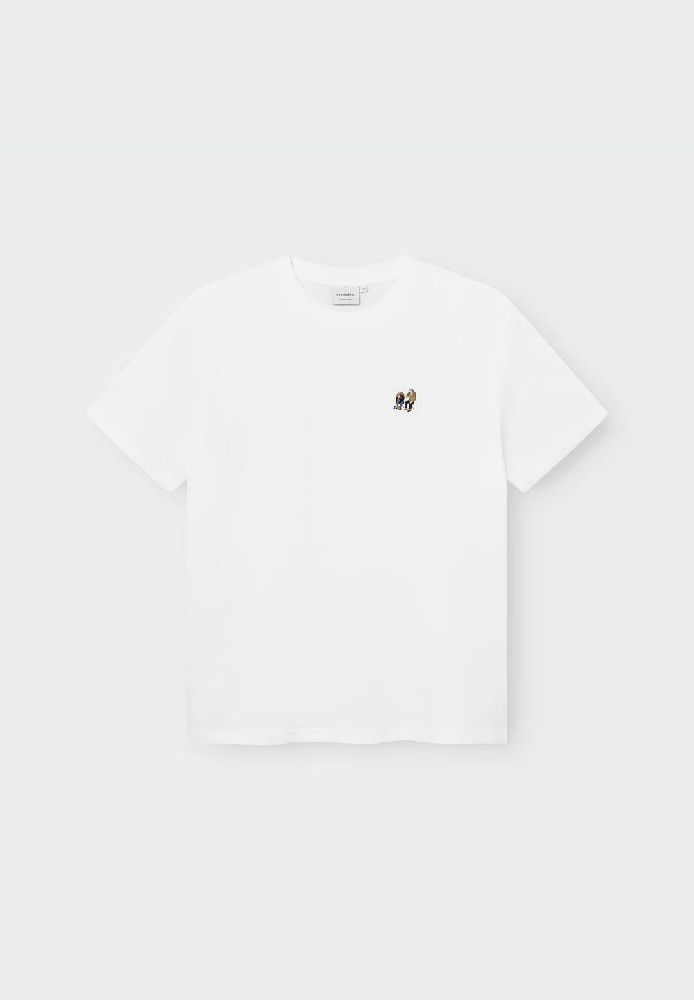 T-shirt Stockholm Camp Crew EMB White - DEDICATED - HERREN | T-Shirts | Print-T-Shirts