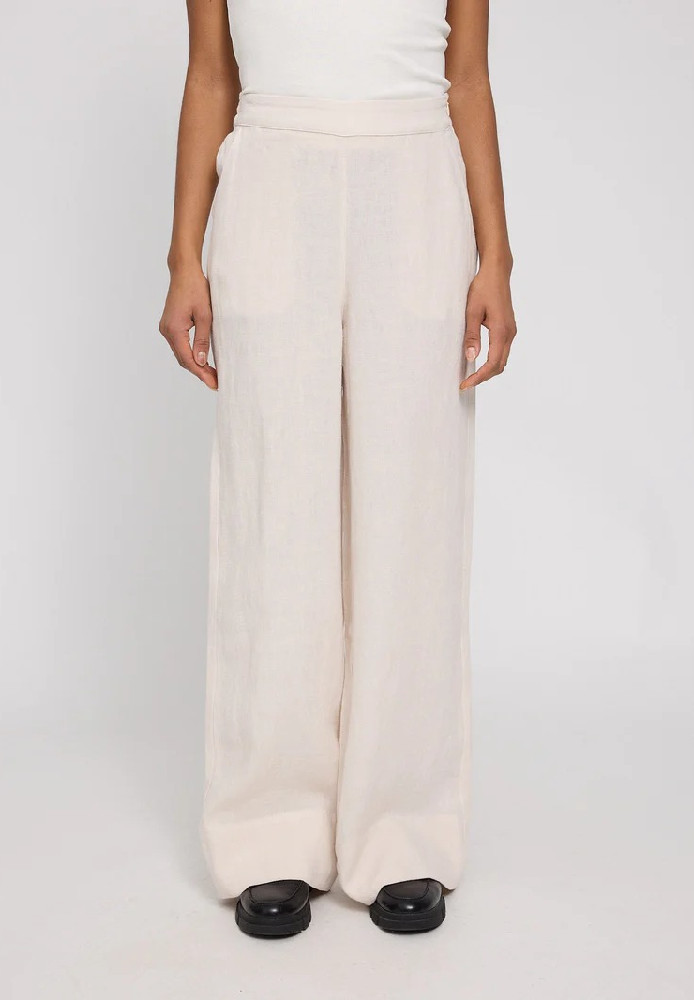 Wide Leg Linen Pants moon - MAZINE - DAMEN | Hosen | Stoffhosen