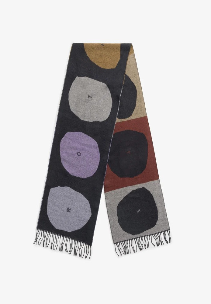 Woven Scarf Earth Bubbles - ROTHOLZ - NEU