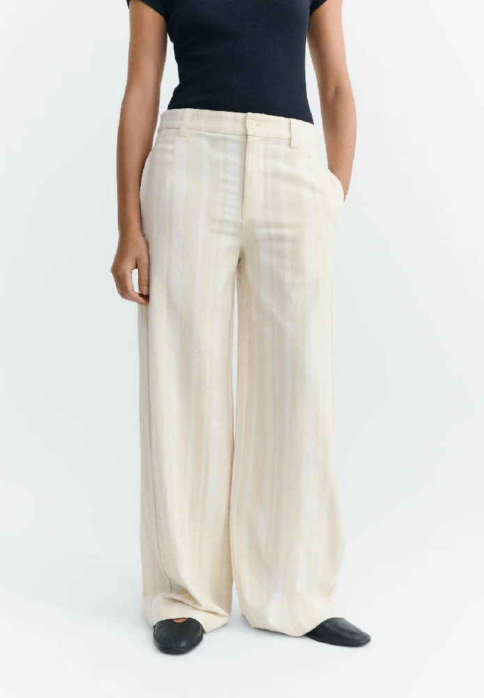 RAW DAPPLED STRIPES SERENA PANTS - THINKING MU - DAMEN | Hosen | Stoffhosen