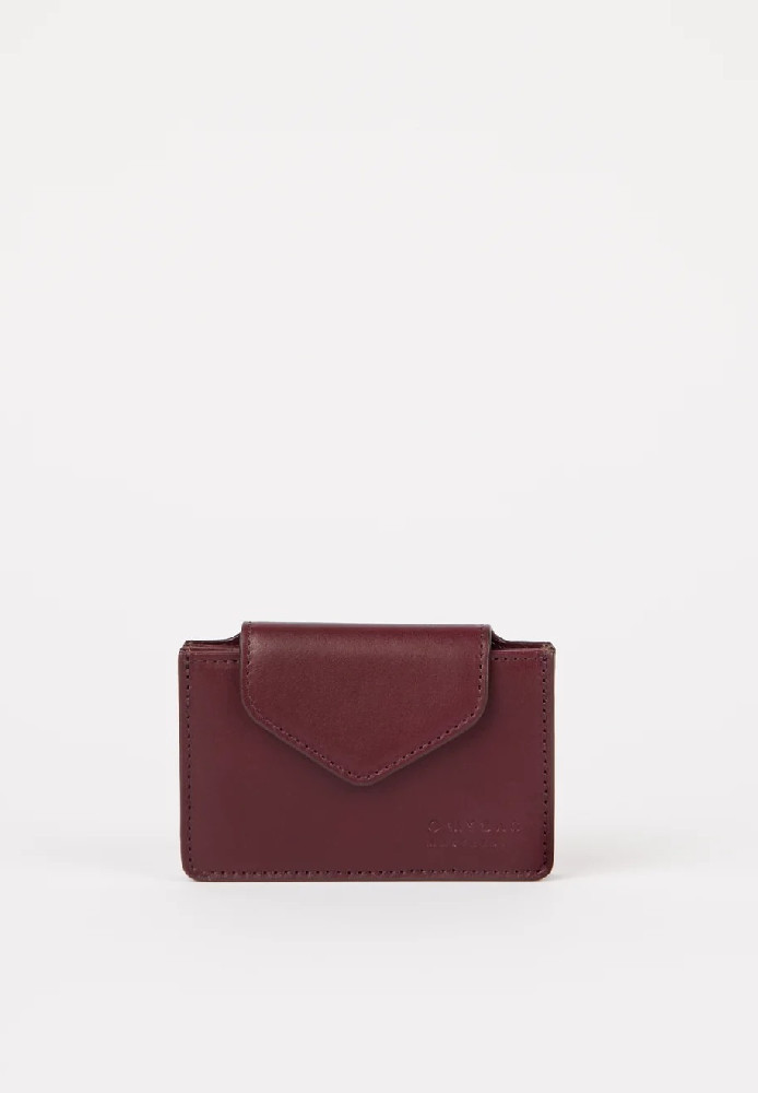 Harmonica Wallet Dark Cherry Classic Leather - O MY BAG - NEU