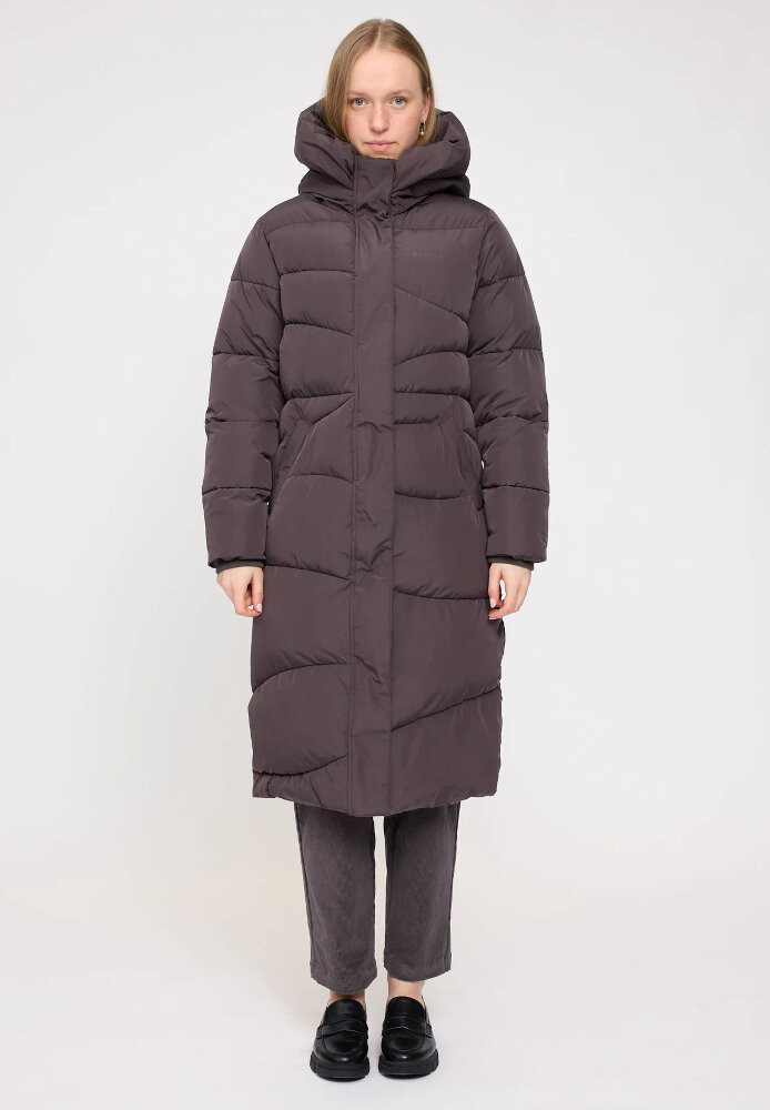Waves Quilt Puffer Coat eggplant - MAZINE - NEU