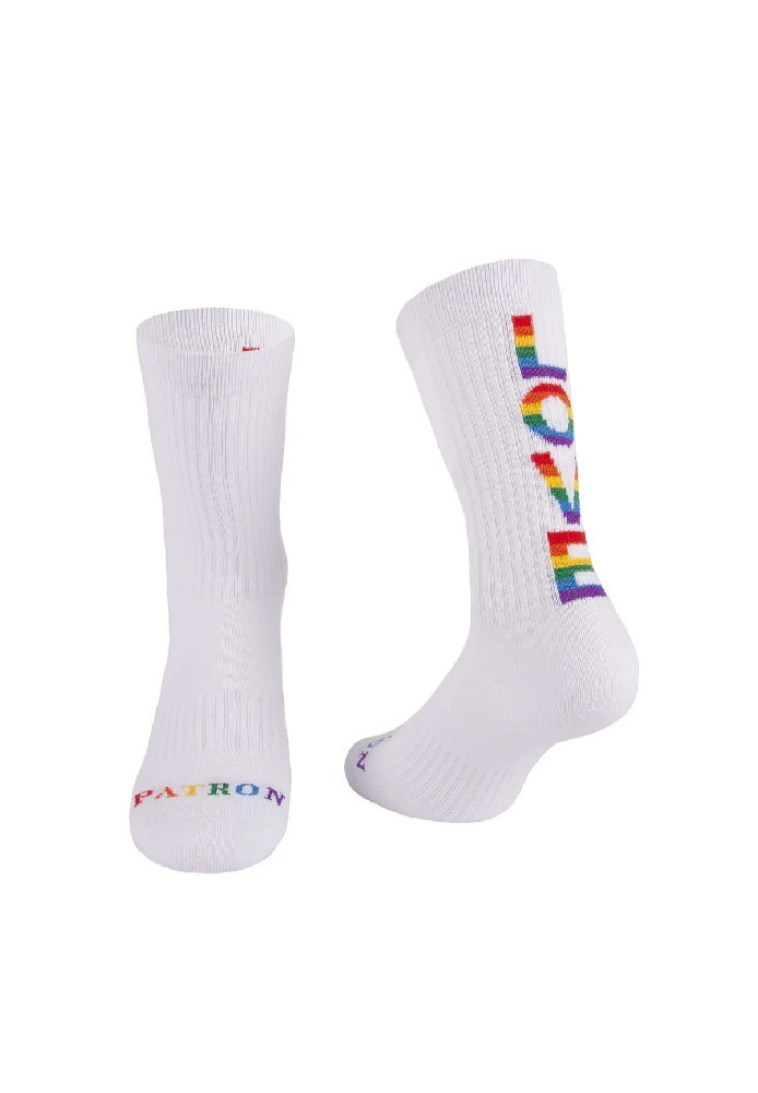 Pride Love Sportsocken weiß - PATRON SOCKS - NEU