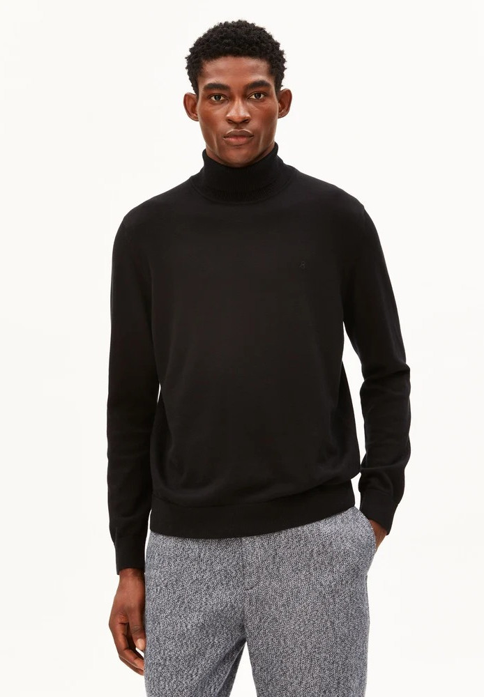 GAARDO KNIT TURTLENECK black - ARMEDANGELS - HERREN | Pullover & Cardigans