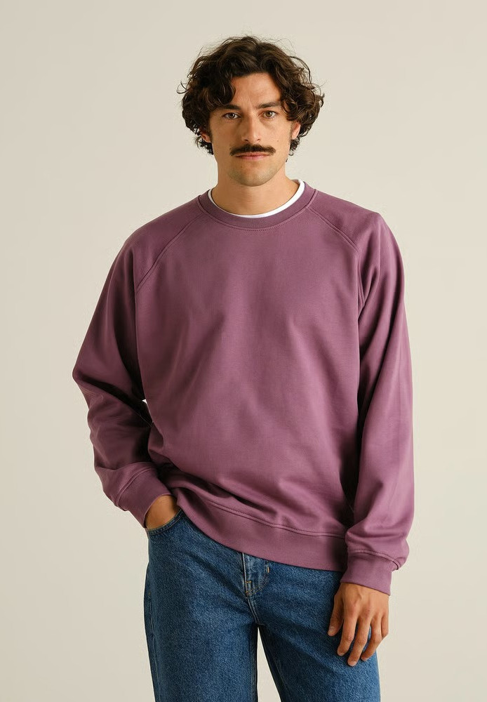 Sweatshirt Malmoe Base Berry Purple - DEDICATED - HERREN | Sweats & Hoodies