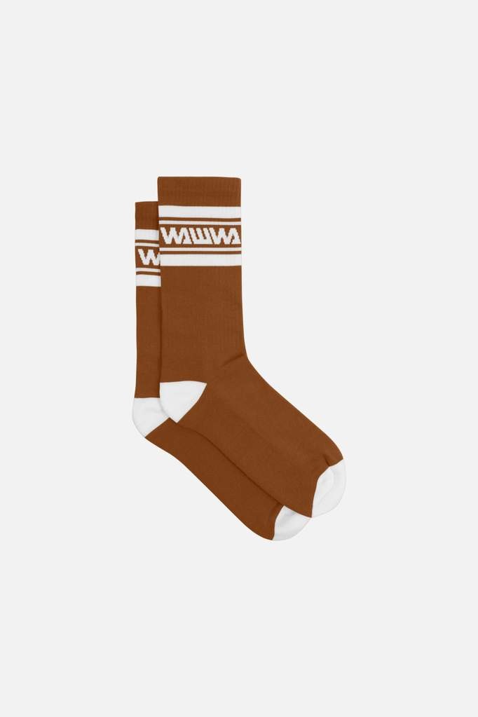 Organic Sport Socks bark/white - WAWWA - NEU