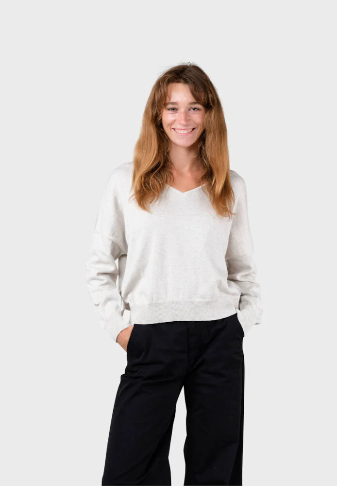 Randi knit Cream melange - Klitmøller Collective - DAMEN | SALE