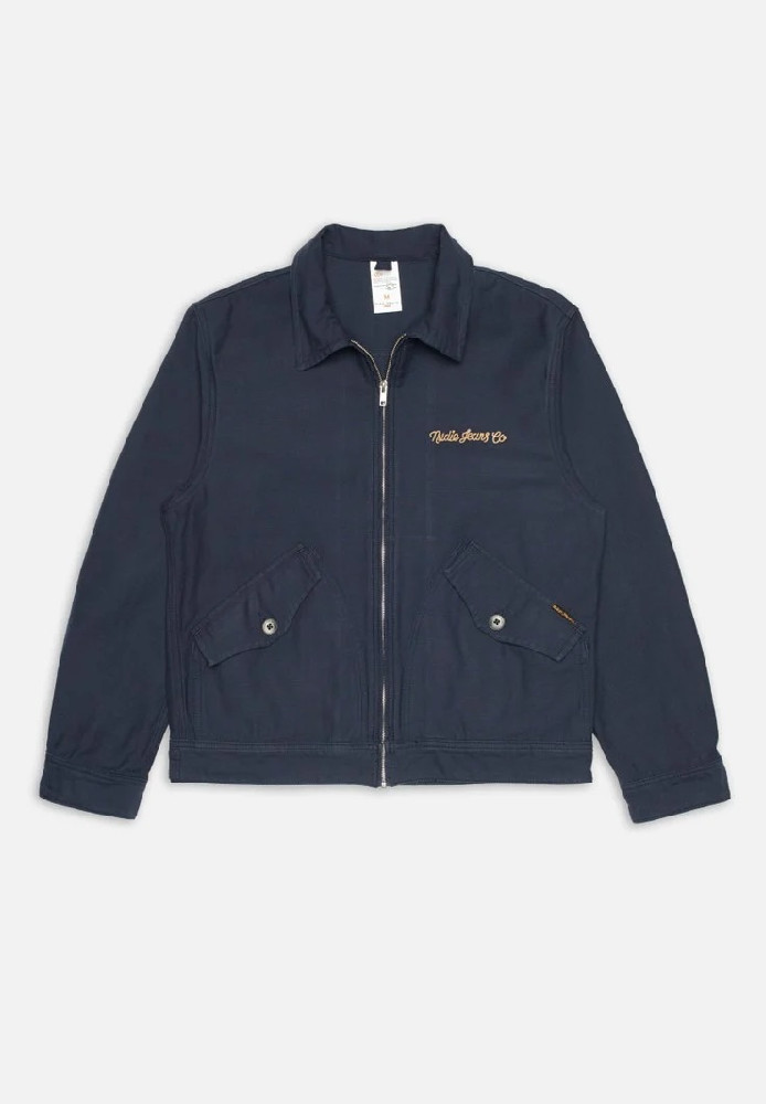 Blake Zip Jacket Back Sateen - Nudie Jeans - MARKEN | Nudie Jeans