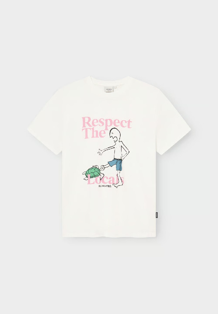 T-shirt Stockholm Respect The Locals Off-White - DEDICATED - HERREN | T-Shirts | Print-T-Shirts