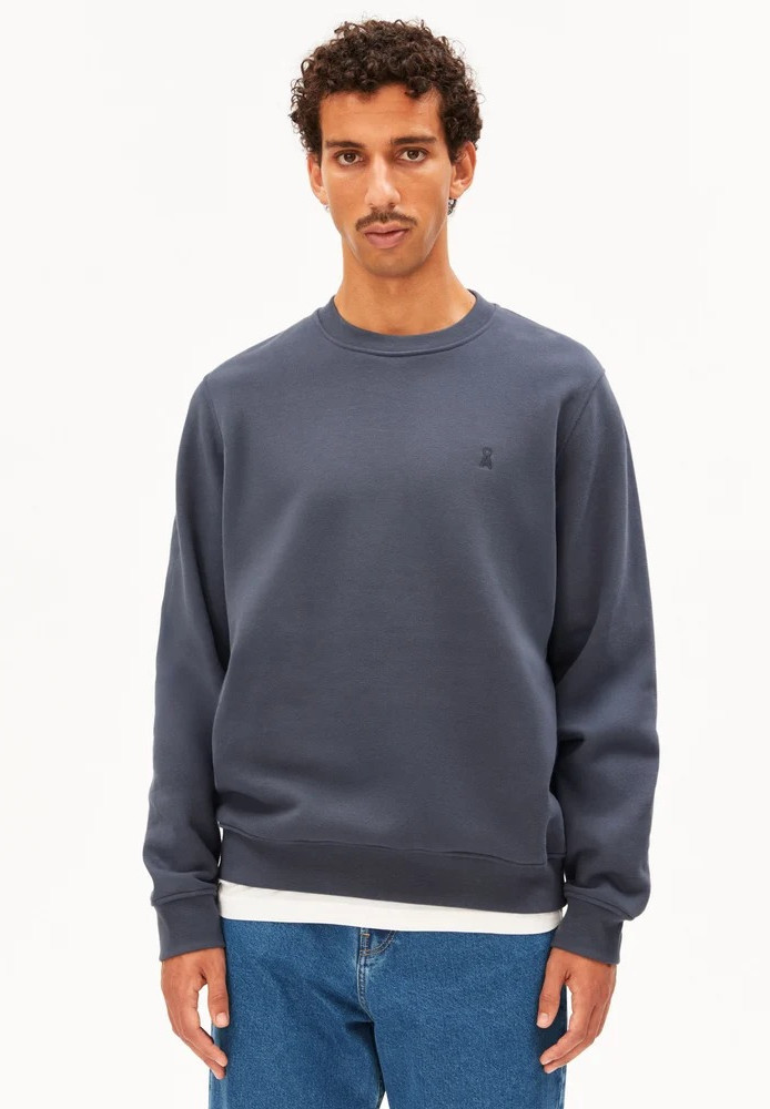 BAARO FLEECE SWEATSHIRT moonshadow - ARMEDANGELS - HERREN | Sweats & Hoodies