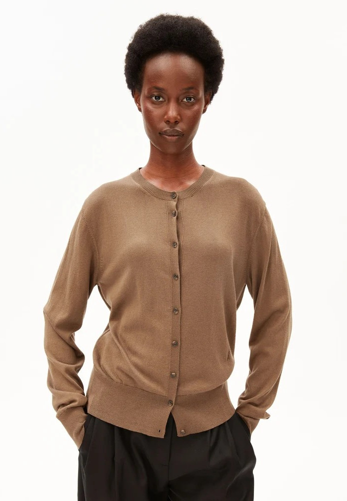 FINE KNIT CARDIGAN amberwood - ARMEDANGELS - NEU
