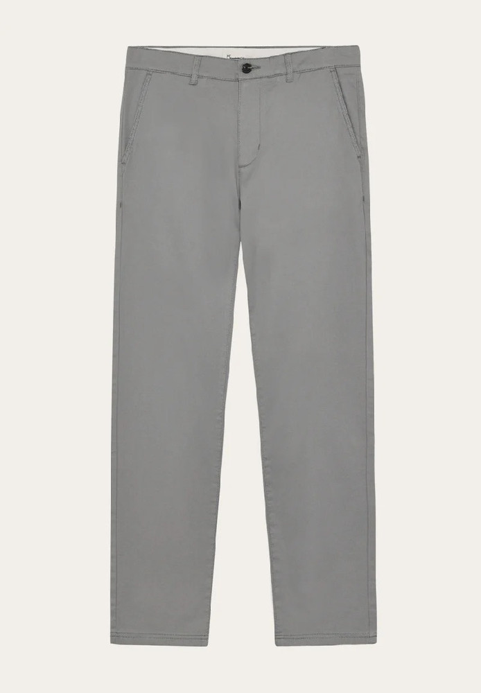 Chuck regular canvas pants Ultimate Grey - Knowledge Cotton Apparel - MARKEN | Knowledge Cotton Apparel