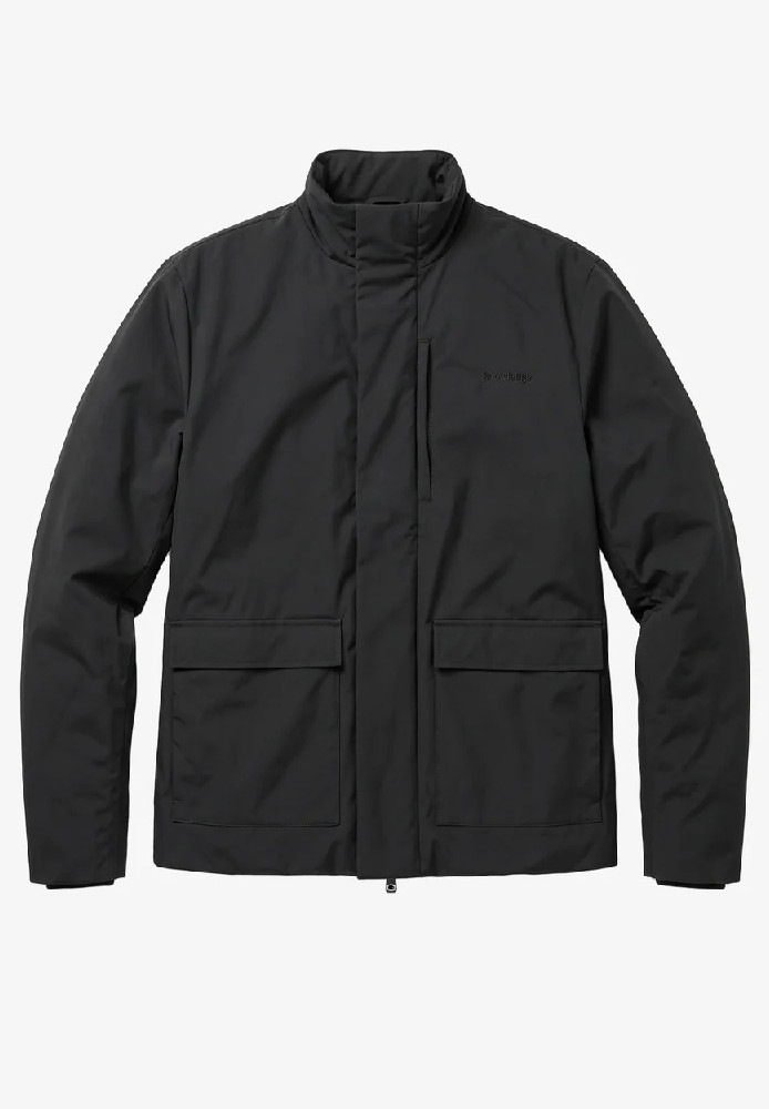 Soft shell Jacket Black Jet - Knowledge Cotton Apparel - MARKEN | Knowledge Cotton Apparel