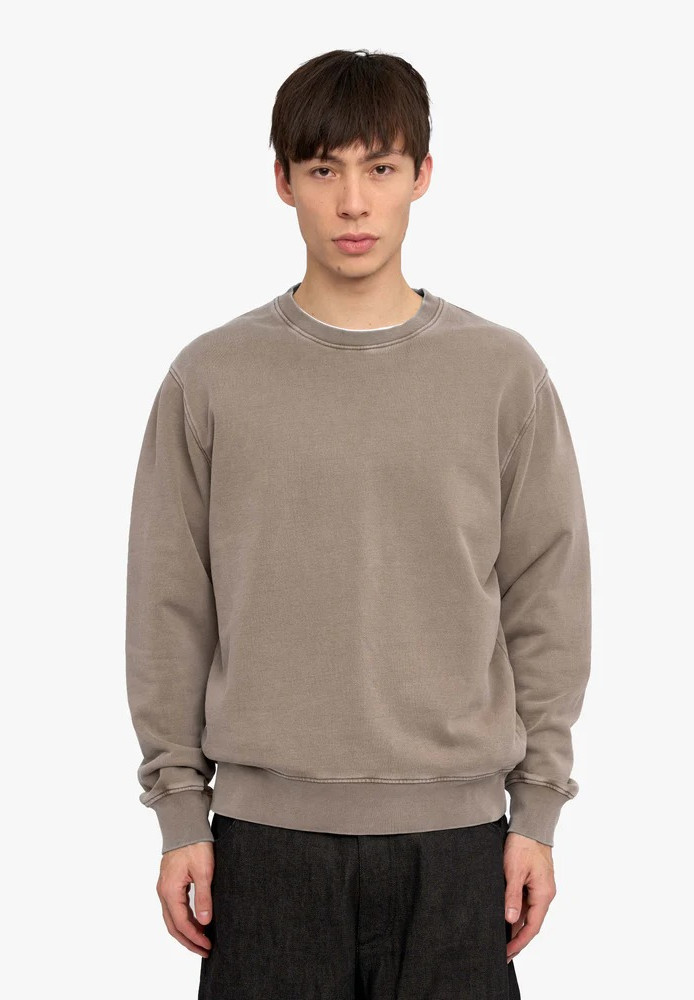 Classic Organic Crew Faded Khaki - COLORFUL STANDARD - HERREN | Sweats & Hoodies