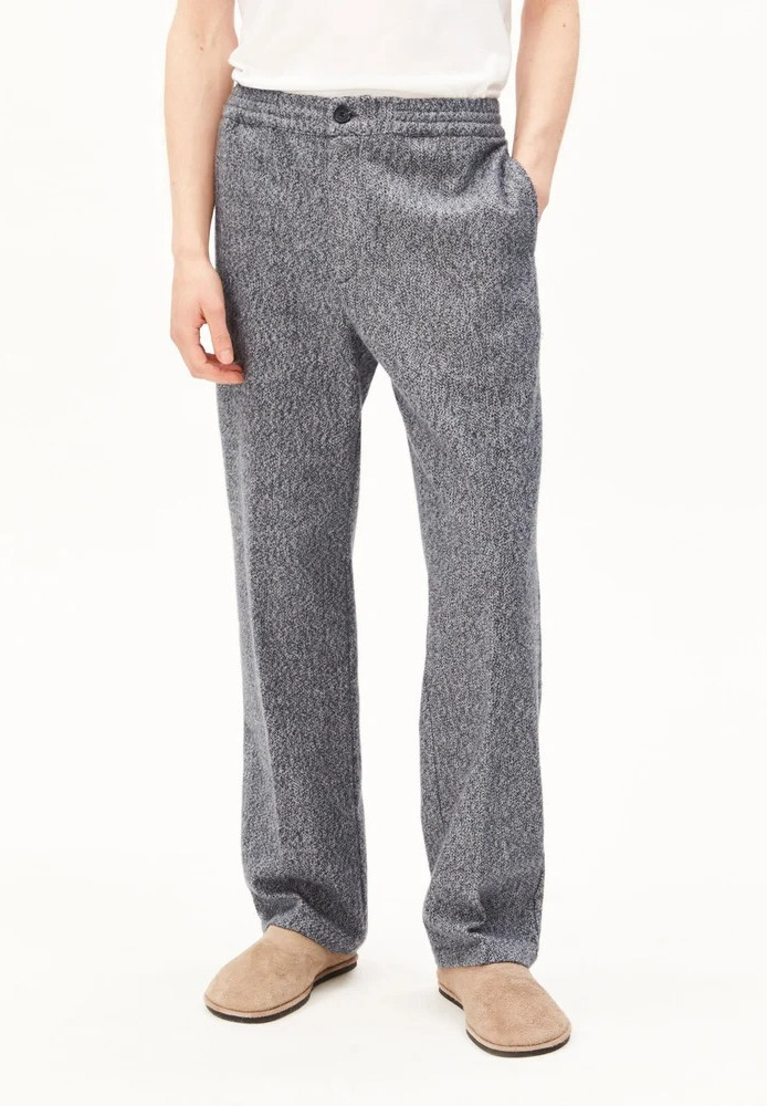 TWEED STRAIGHT PANT silver melange - ARMEDANGELS - HERREN | Chinos & Hosen | Chinos