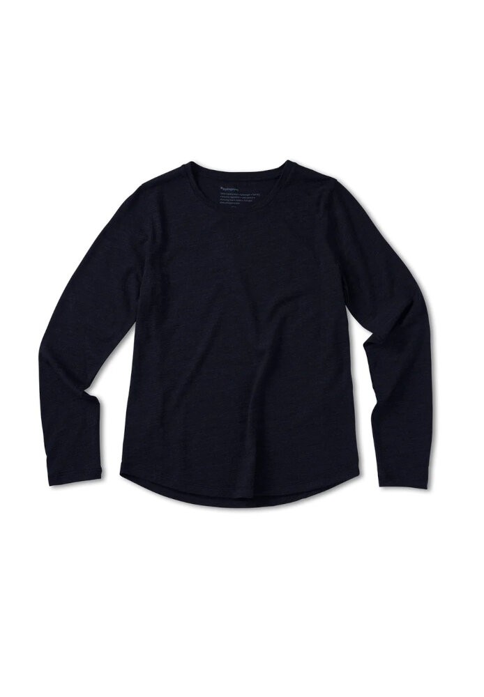 LONGSLEEVE MERINO WOMEN 'INSPIRE' Sheep Black - pinqponq - DAMEN | Longsleeves